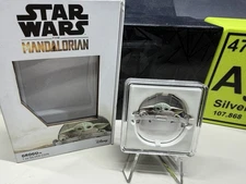2022 Niue Star Wars Mandalorian Grogu 1 oz silver Chibi. #3184