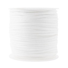 Crafts 3mm White Blind Strings Lift Shade Cord - 55 Yards Braided Nylon Cord