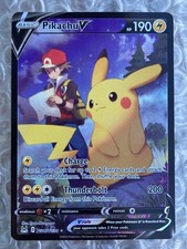 Pikachu V TG16/TG30 Lost Origin Trainer Gallery Holo Full Art Ultra Rare ENG on eBay
