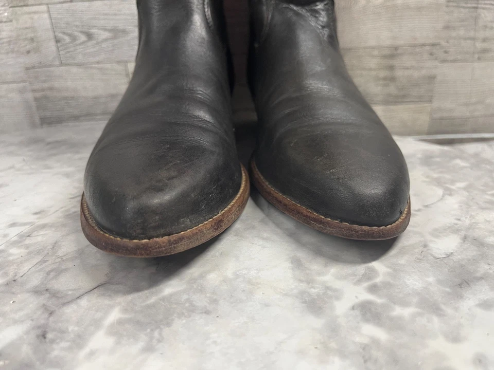 Frye Western Boots Women 8.5M Billy Shoes Brown Leather Pull On Cowboy Boho - Image 4 of 4