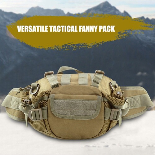 Taktische Hüfttasche Tragbare Bauchtasche Outdoor Wandern Reise Große Gürteltasche
