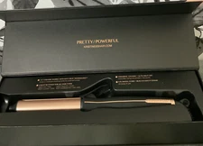 ⚡️Kristin Ess Ceramic 1 1/4” Curling Iron (Black/RoseGold)