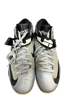 *NIKE Lebron Zoom Soldier 6 Sz 13 525017 004 Nike LEBRON JAMES Zoom Soldier 6 Black Silver Gray Shoes Sz  main image 3