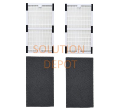 2 Hepa + 2 Carbon Filters For Idylis C IAP-10-200 IAP-10-280, Part IAF-H-100C