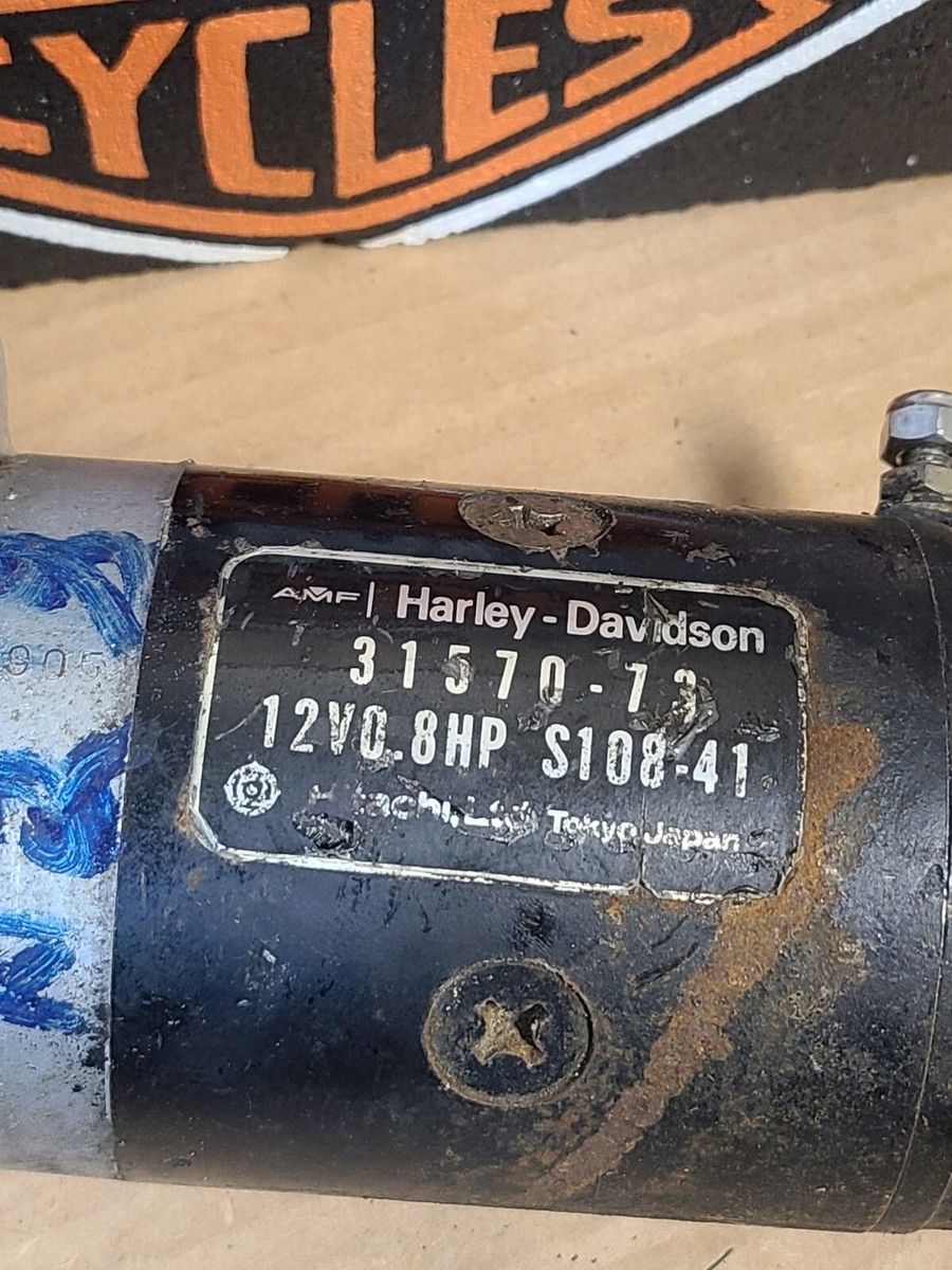 Harley Davidson 1973-88 Hitachi Starter Shovelhead Ironhead