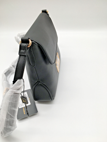 19V69 Italy by Versace Umhängtasche Tasche Schultertasche Schwarz Gold Damen Neu - Bild 8 von 10