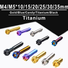 M4/M5 Titanium Internal And External Plum Blossom Flange Screws 10/15/20/25~35mm