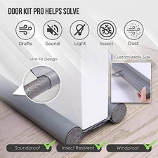 38” Under Door Bottom Seal Strip Stopper Door Draft Guard StopperSoundproofStrip