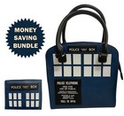 Doctor Who Tardis Deluxe Hand Bag & Wallet Bundle NEW & EXCLUSIVE