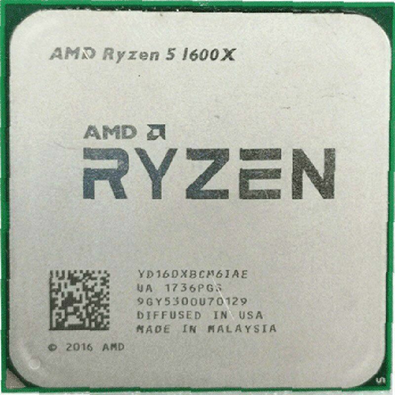 AMD Ryzen 5 1600X R5-1600X 3.6GHz 6Core 12Thr 95W Socket AM4 CPU Processor