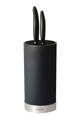 Kyocera Soft Touch Messerblock / Knife Block Art. KB-RD BK - max.8 Keramikmesser