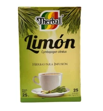 THERBAL LEMONGRASS TEA/ TE DE LIMON 25 TEA BAGS 0.88OZ PER TEA BAG