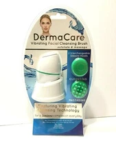 New DermaCare Vibrating Facial Cleansing Brush Remove Makeup Acne Blackheads