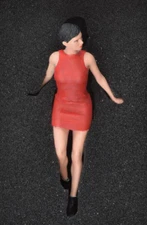 Atlantic Case "Moana" 1/43 Hand Painted Resin Figure - Die-Cast Cars Display