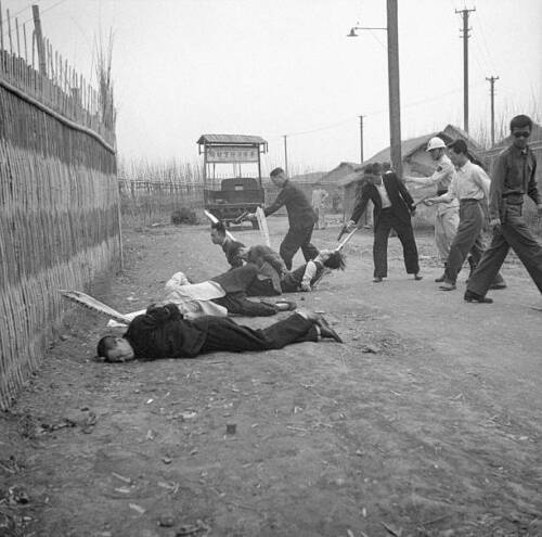 Chinese Nationalists Execute Prisoners 1949 Historic Old Photo