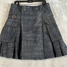 Denim Utility Jean Kilt By Modern Kilts Sz