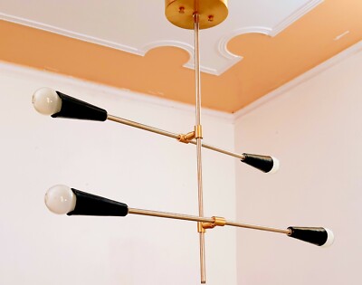 Moderner Stil Atomic Sputnik Kronleuchter Verstellbar Arm Wohnkultur