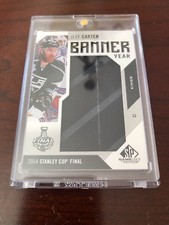 16/17 SP GU Banner Year Jersey Jeff Carter ‘14 Cup Final #BSC-JC Hockey Card