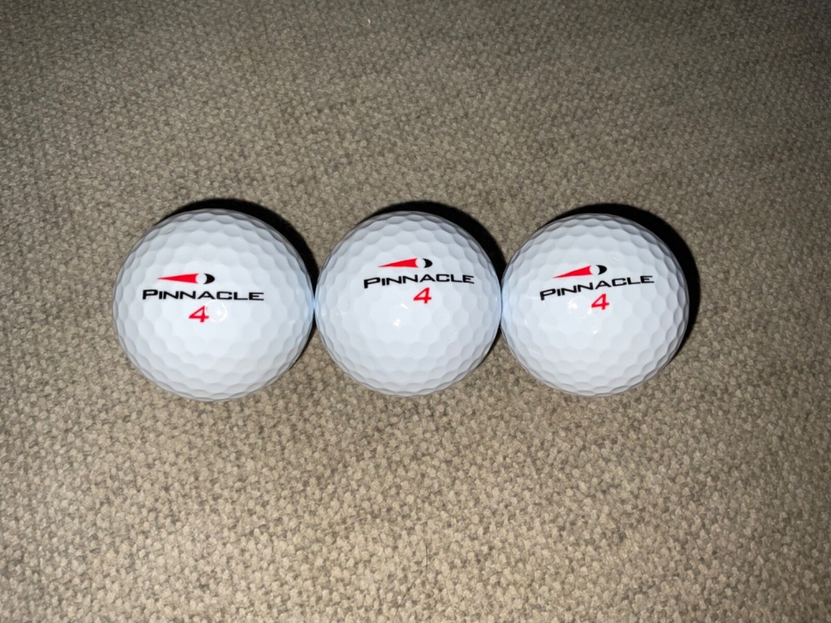 Pinnacle 4 & Pinnacle 2 Gold Distance Golf Balls -6 Balls Total