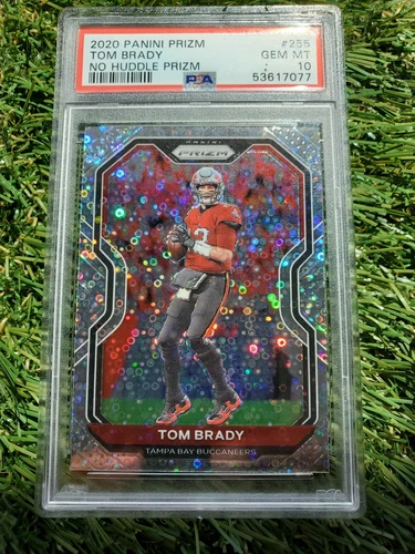 2020 Panini Tom Brady No Huddle Silver Disco PSA 10 POP 2!