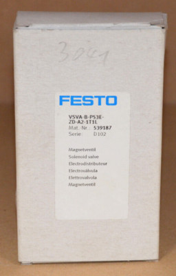 Festo VSVA-B-P53E-ZD-A2-1T1L Magnetventil 539187 NEU OVP