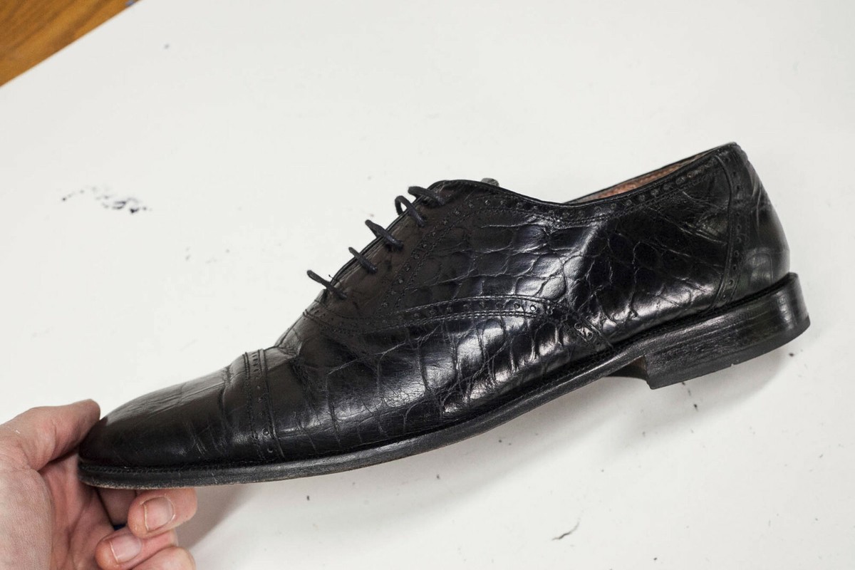 Brass Boot 11 Black Oxford Men display picture 2