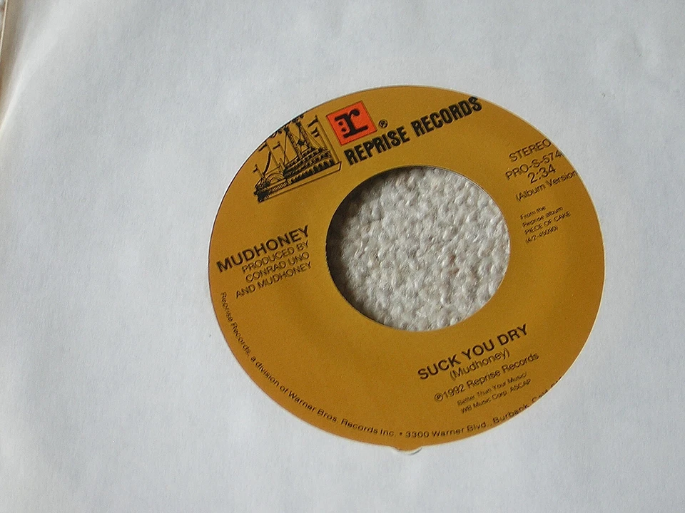 MUDHONEY Suck You Dry / Deception Pass 1992 US  PROMO 7" REPRISE PRO-S-5740, NM - Bild 2 von 3