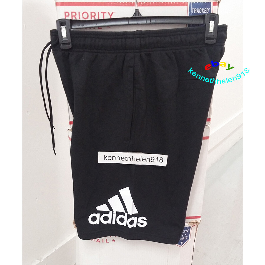 ADIDAS LOUNGEWEAR MUST HAVES BADGE OF SPORT SHORTS DX7662 BLACK MENS SIZE MEDIUM image 5