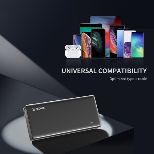 Portable Charger, 22.5W 20000Mah USB C in & Out Power Bank Fast Charging - Picture 7 of 14