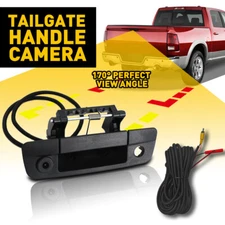 For Dodge Ram 1500 2500 3500 09-17 Tailgate Handle Reverse View Backup Camera