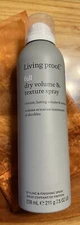 Living Proof Full Dry Volume & Texture Styling Finishing Spray 7.5 Oz New Stock