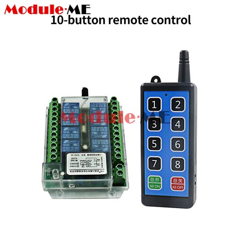 8 Channel Wireless RF Remote Control Switch Relay Module DC8-86V / AC110-275V - Picture 4 of 29