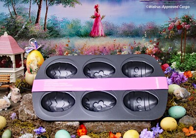 CRATE & BARREL EASTER EGG CAKELET PAN BY WILTON -NWT- HATCH SOME COOL TREATS!