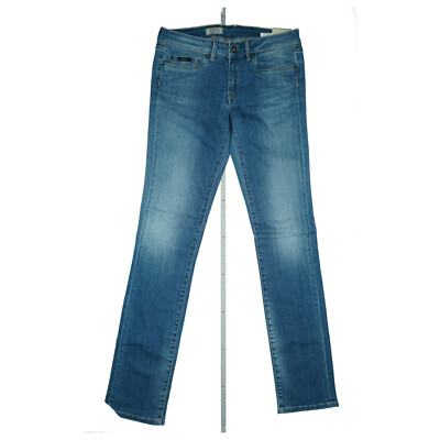 PEPE JEANS Chelsea Wmn stretch Hose Regular High W Straight Leg W30 L34 Blau NEU