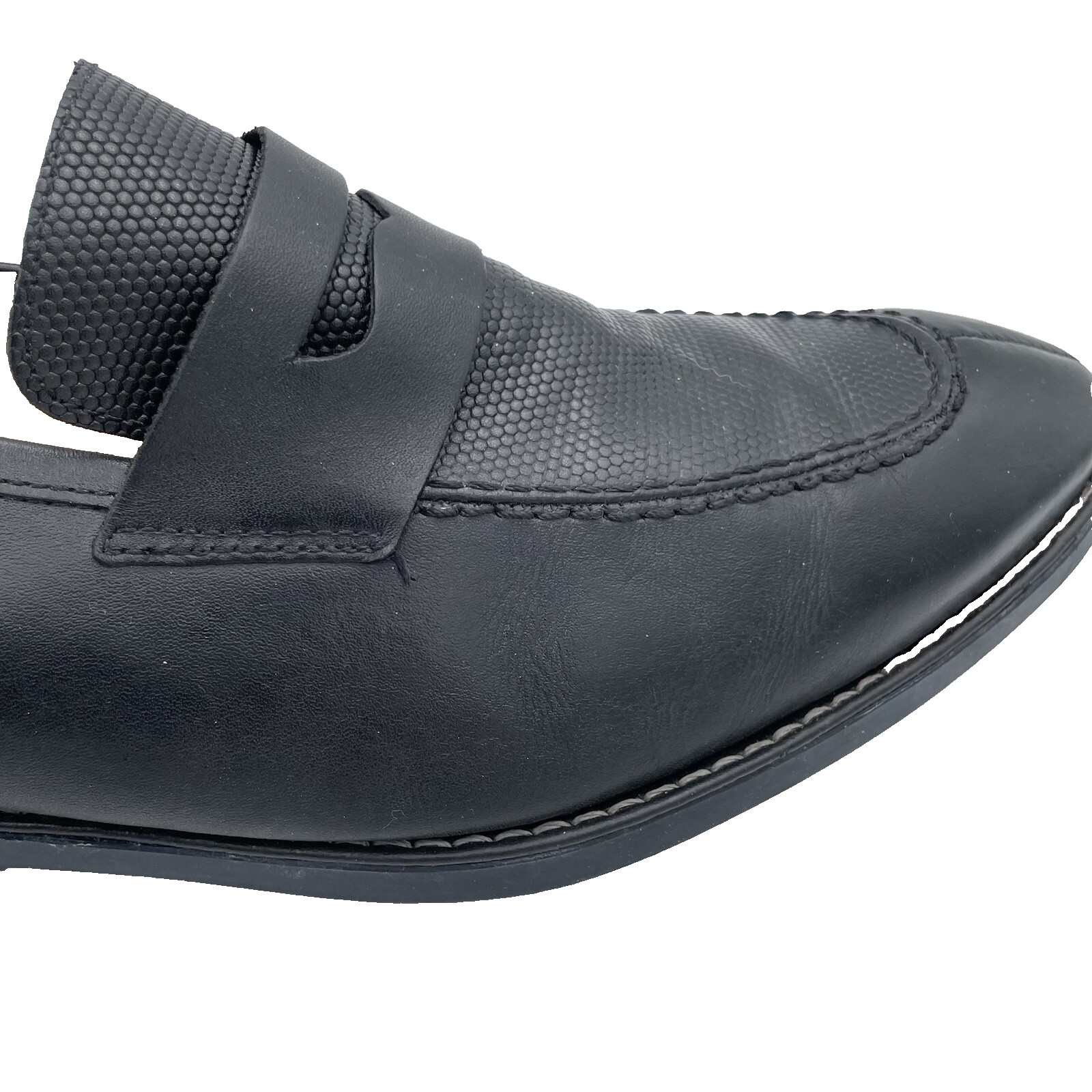 Sandro Moscoloni Maestro Black Split Toe Penny Lo… - image 3