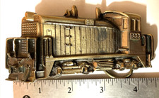 Heavy Brass Belt Buckle Train Engine 633 Great American Buckle Company 273