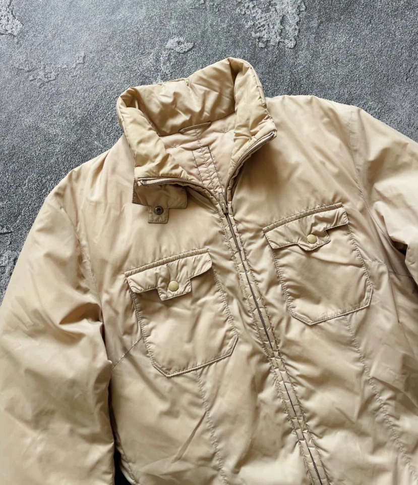 Add Down Italian Beige Goose Down Womens Jacket Size IT 44 - Image 3 of 4