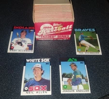 1986 TOPPS TRADED SINGLE CARDS - YOU PICK, COMPLETE YOUR SET BUY 1 GET 2 FREE