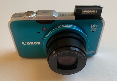 Canon PowerShot SX230 HS Digitalkamera Blau Full HD - Gebraucht