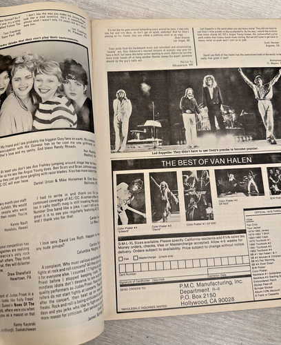 Hit Parader August 1983 Featuring KISS, Nugent, Ramones & more - Picture 5 of 10