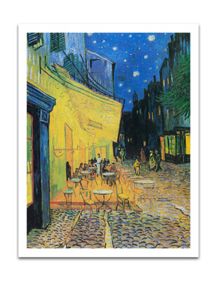 Vincent Van Gogh (Famous Painting) Café Terrace at Night 1888