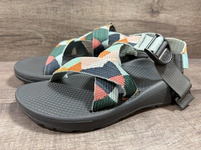 Chaco Cloud Sport Sandals Gray Hiking Camping Trails Womens Size 8