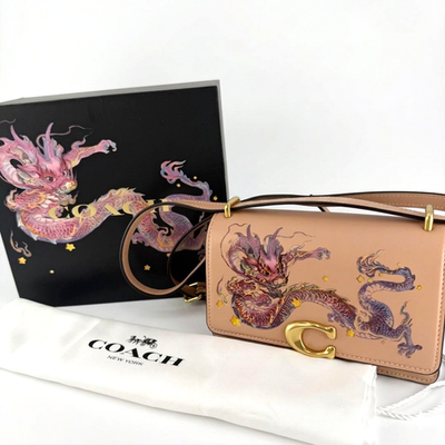 COACH x Lian Yang 2024 Boxed New Year Bandit Crossbody Bag With