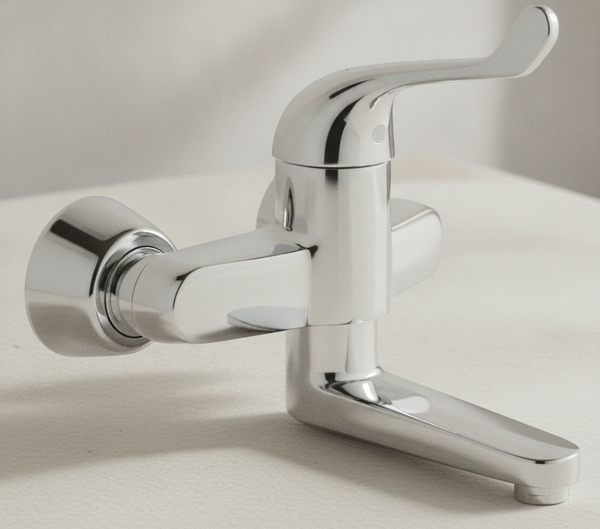 Grohe Sicherheitsmisch-Wt-Batt. Euroeco Special 32792 Wandm. Ausl. 197Mm Chrom-image