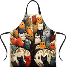 Funny Apron for Men Women Baking Gardening Sewing BBQ Waterproof Cute Gifts P...