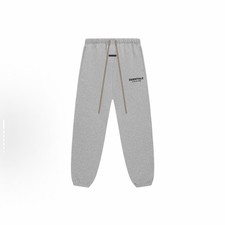 SIZE-XL Fear of God Essentials FW24 Cotton Fleece Pants - Gray