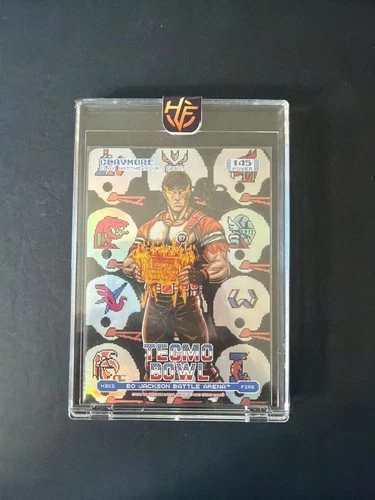 Claymore Clay Matthews Tecmo Bowl Bo Jackson Battle Arena Helmet 145 Fire H322