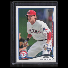 Jim Adduci Rookie #52 2014 Topps Texas Rangers Baseball Card MLB NM