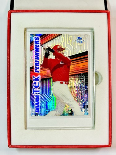 2000 Topps Tek Drama Tek Performers Ken Griffey Jr REFRACTOR SP - HOF Refractor