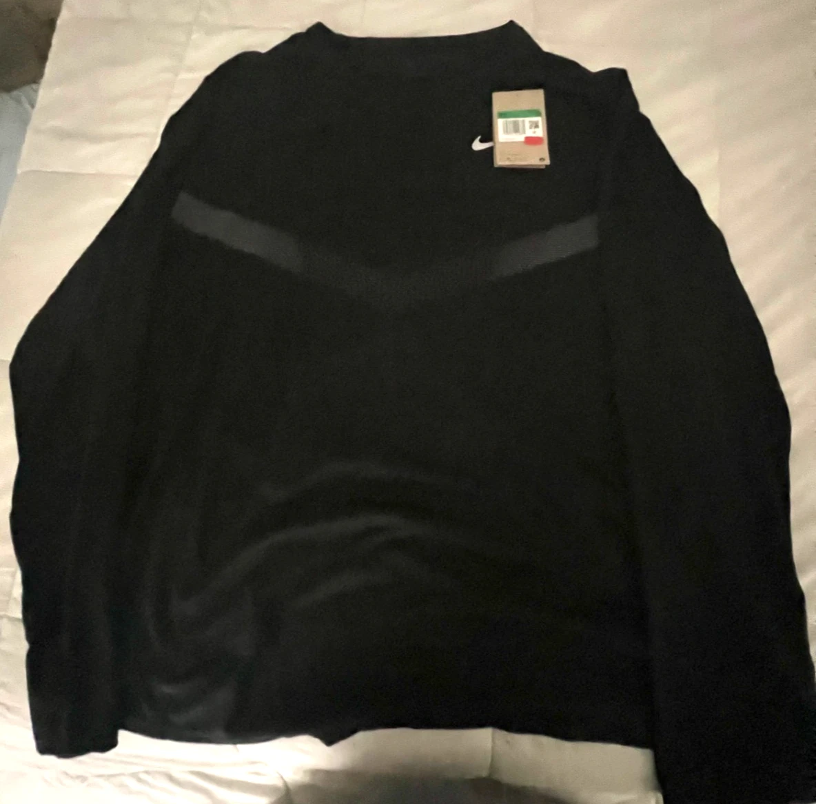 NWT Nike Rise 365 Long Sleeve Shirt Men’s Sz L Black DD6021-010 XXL
